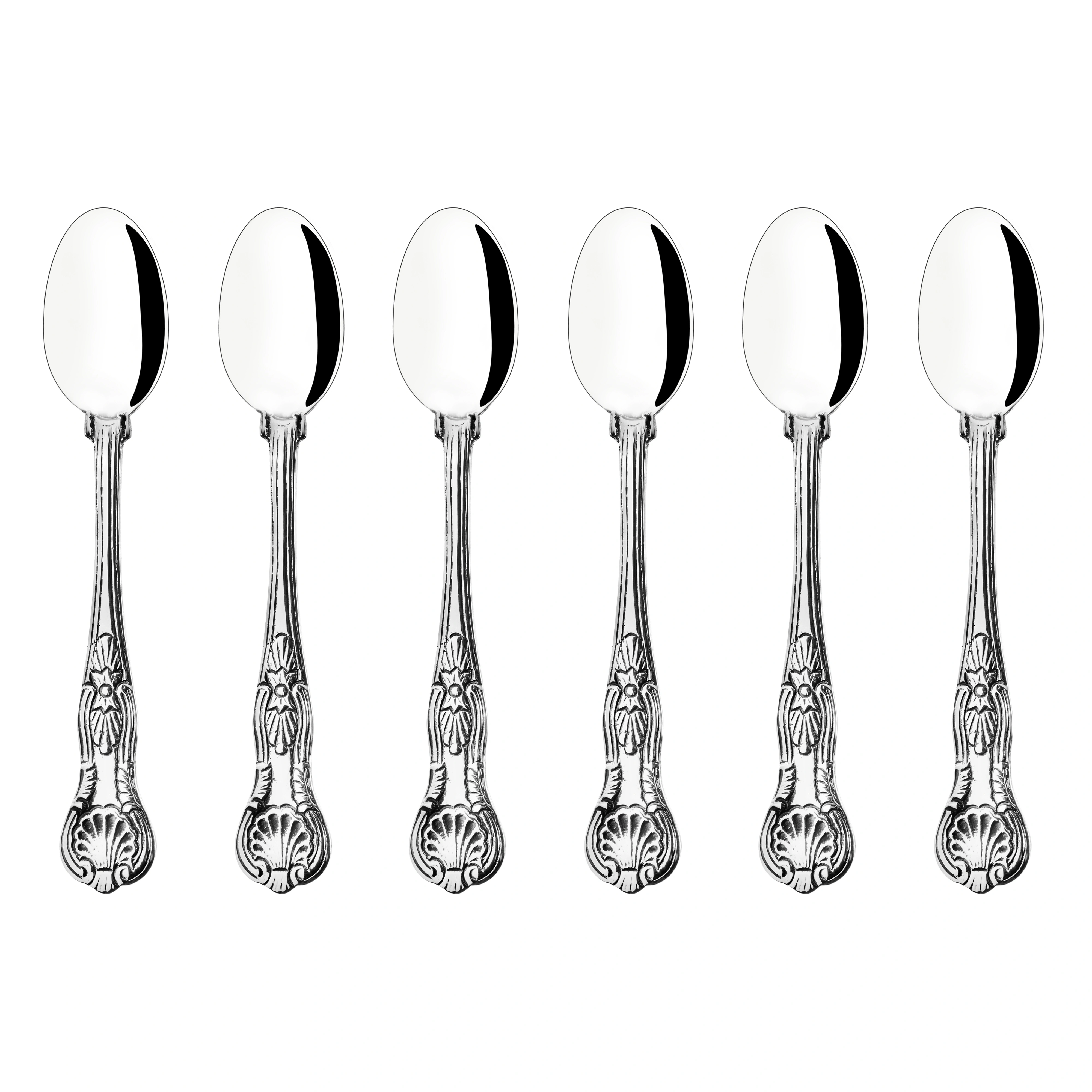Shell Pattern Teaspoon Set