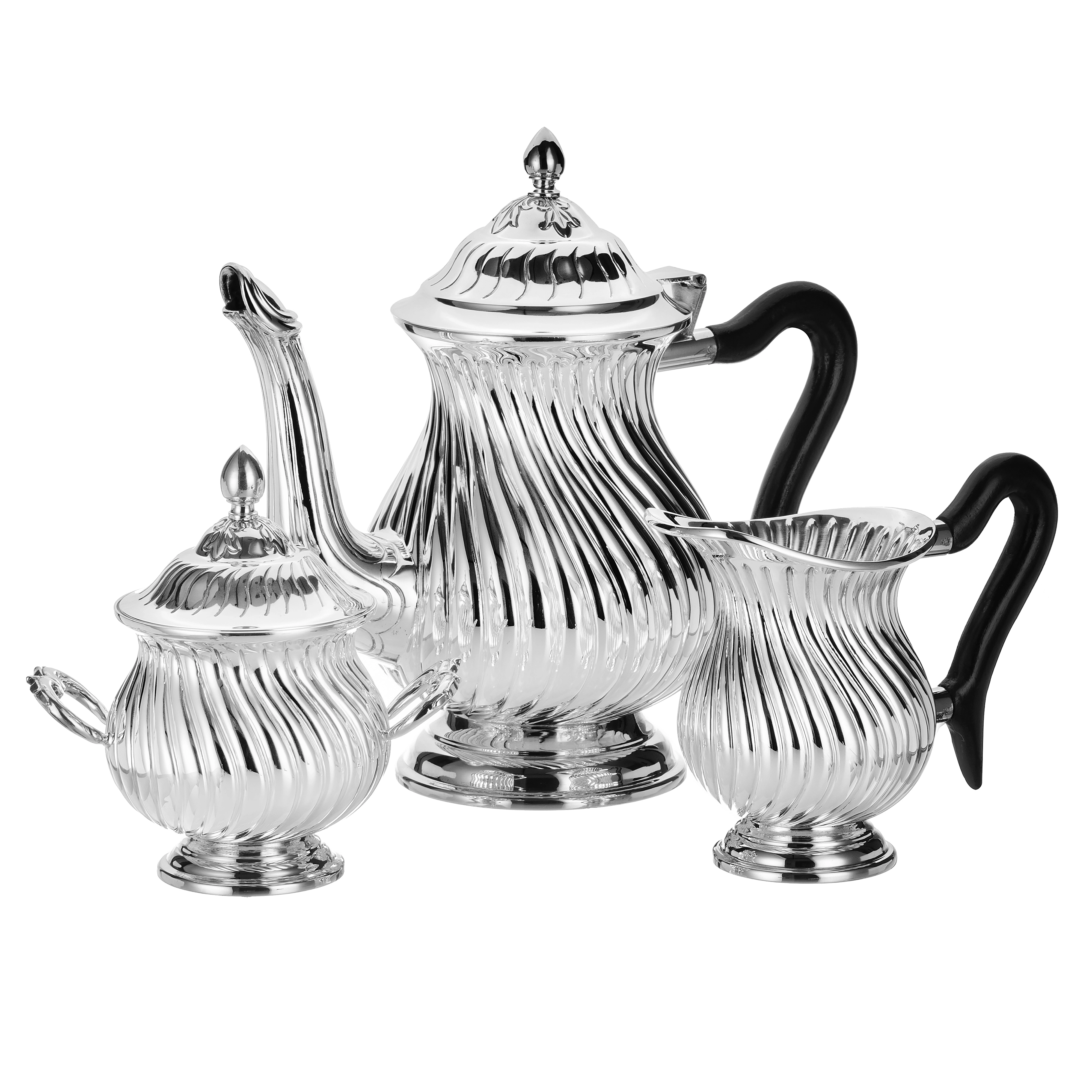 Naksha Tea Set Milk & Sugar pot with handle